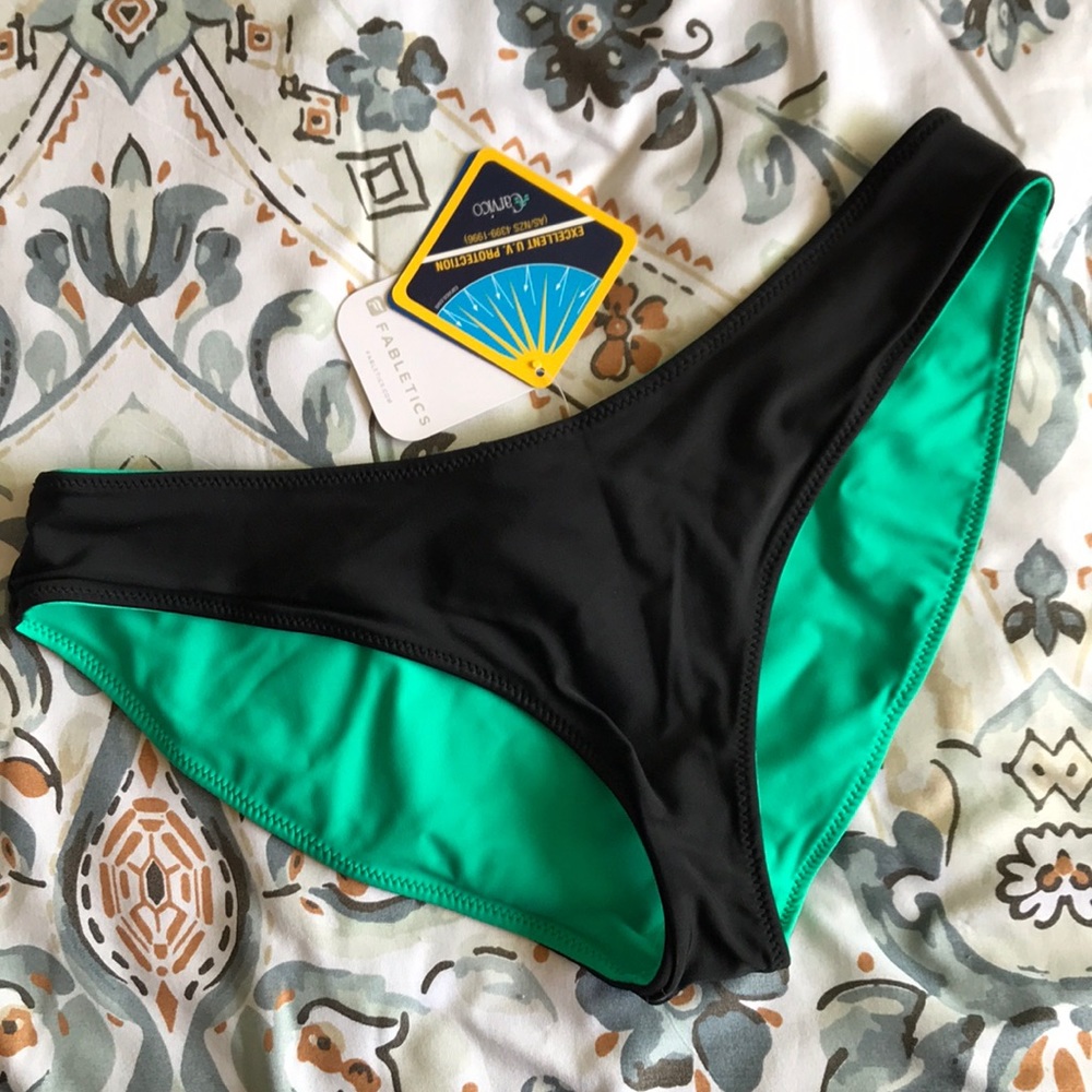 Reversible Fabletics Bikini Bottoms; XS